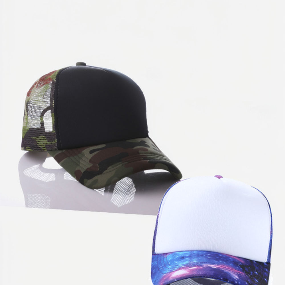 Trucker Cap Mesh - Topi Baseball Jaring yang Dapat Disesuaikan,