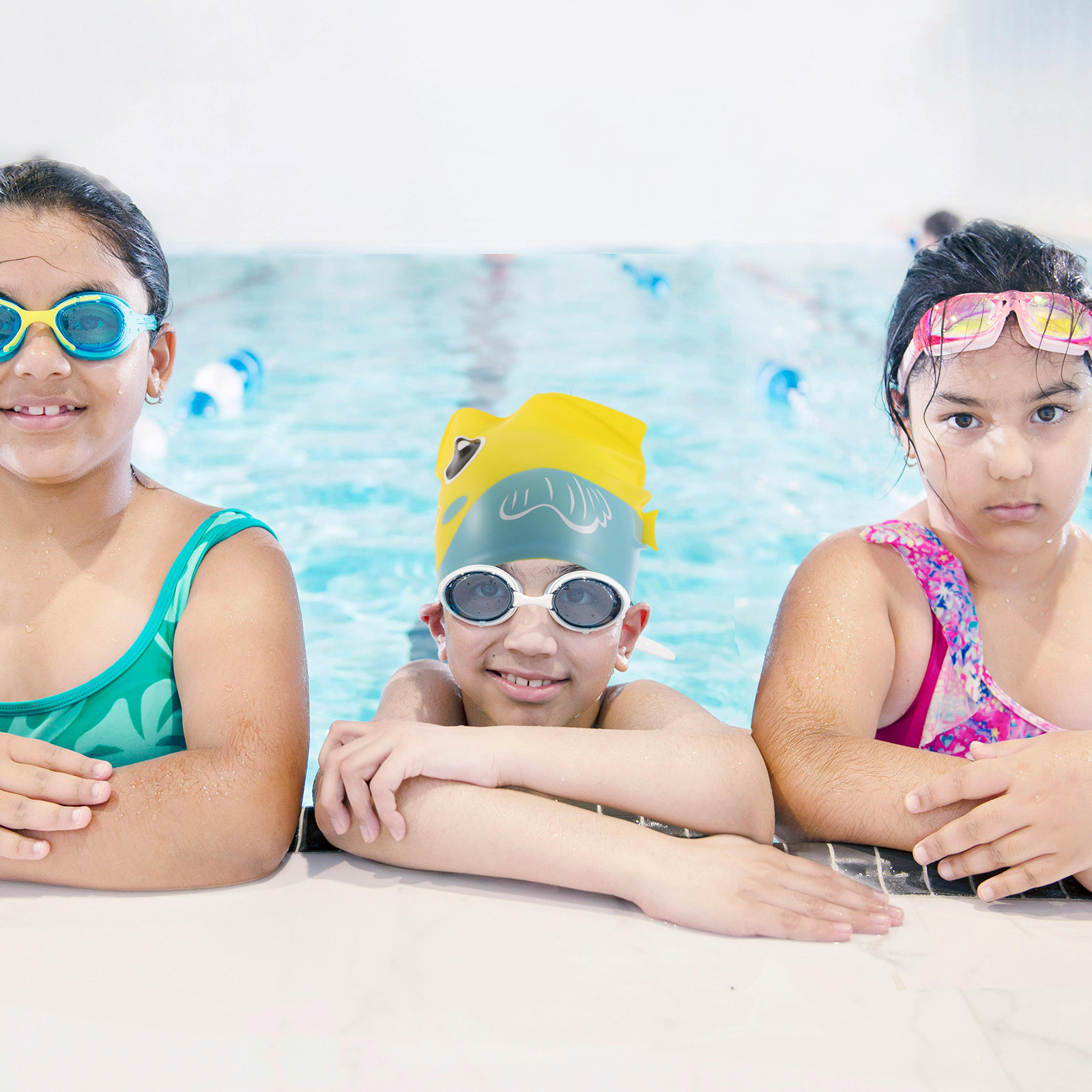 Topi Renang Anak-anak dengan M - Swim Hat Silicone ulasan dan harga