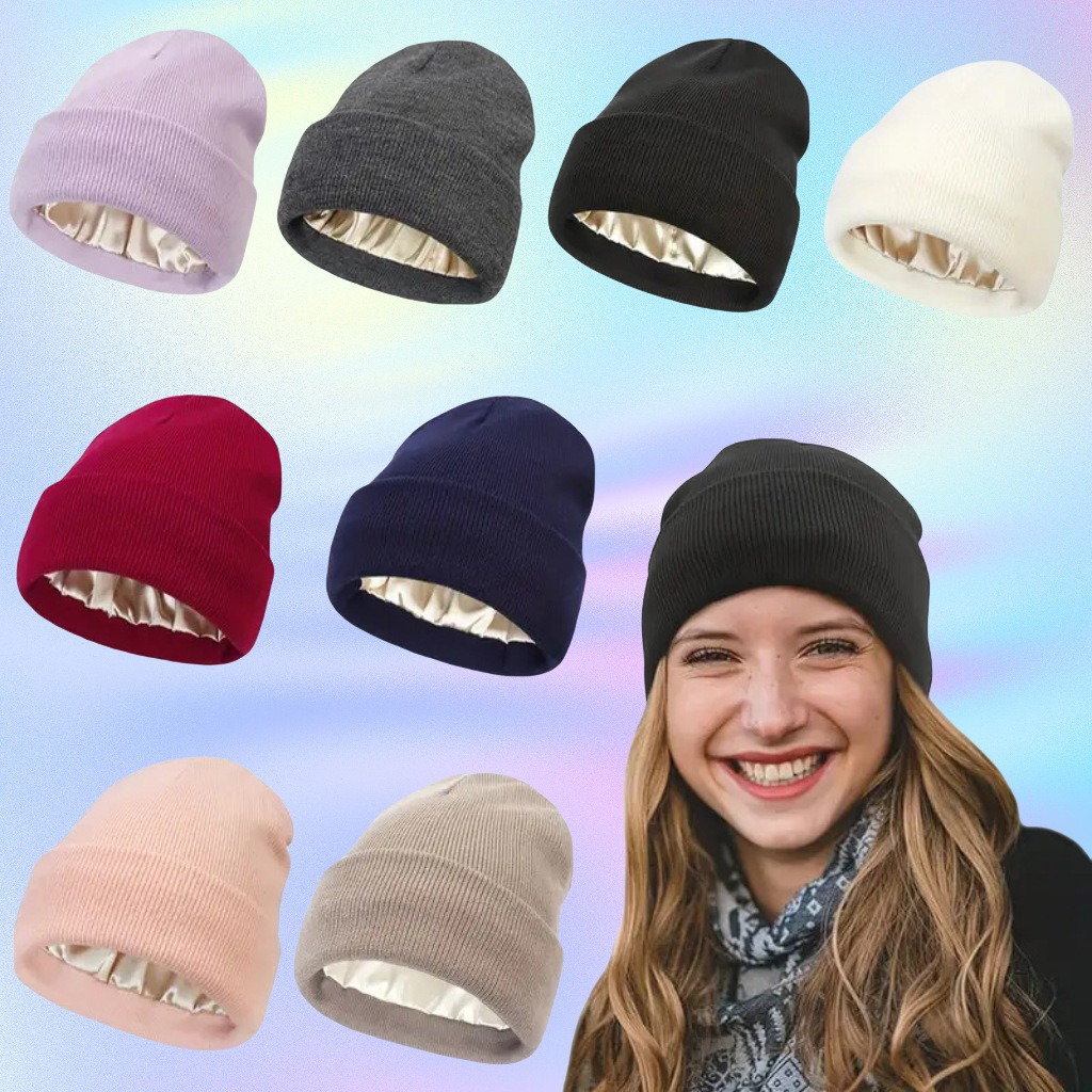 Topi Beanie Anti Statis Berlap - Beanie Cuffed Knit ulasan dan harga